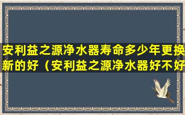 安利益之源净水器寿命多少年更换新的好（安利益之源净水器好不好,有人用过么）