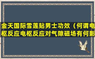 金天国际雪莲贴男士功效（何谓电枢反应电枢反应对气隙磁场有何影响）